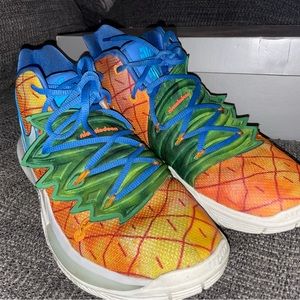 Nike Kyrie 5 EP X SpongeBob SquarePants pineapple house 2019 Rare Mens size 9.5